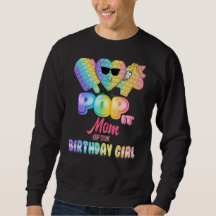 Sudadera Pop It Mom De La Chica De Cumpleaños Fidgets Bday