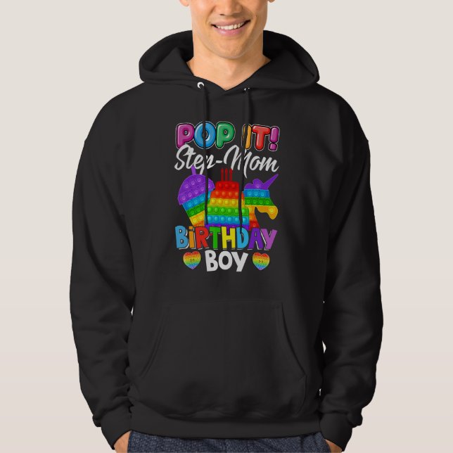 Sudadera Pop It Step Mamá Birthday Boy Fidget Kid Matando F (Anverso)