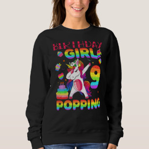 Sudadera Pop it Unicornio Arcoiris de 9 años de edad Chica 