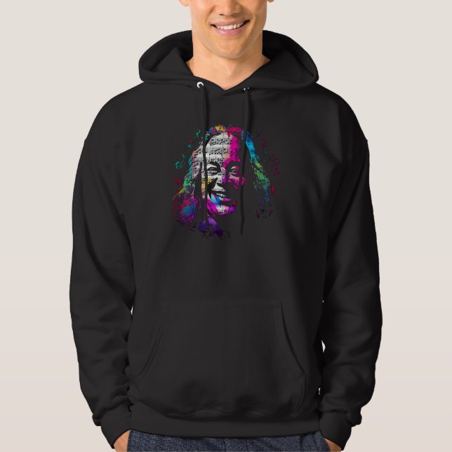 Sudadera Pop Johann Sebastian Bach Music (Anverso)