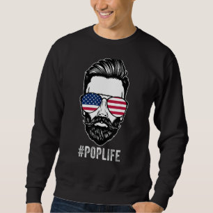 Sudadera Pop Life gafas de sol Bandera Americana Día del Pa