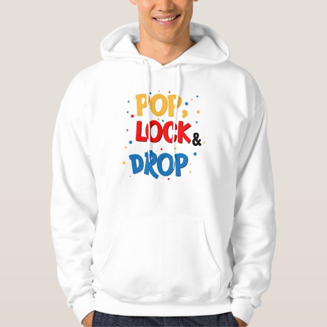 Sudadera Pop, Lock & Drop (Anverso)