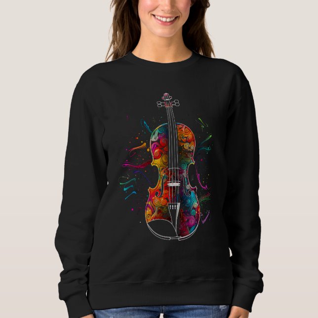 Sudadera Pop Violinist (Anverso)