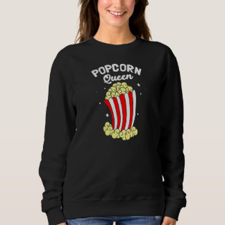 Sudadera Popcorn S Para Mujeres Popcorn Queen