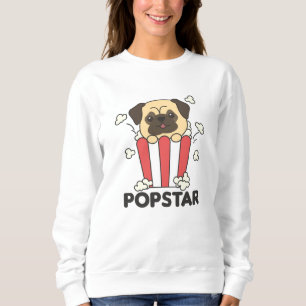 Sudadera Popcorn Time Animales Graciosos En Comida Rápida