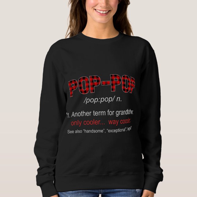 Sudadera Popop Merry Christmas Funny Mating Family Red Pl (Anverso)