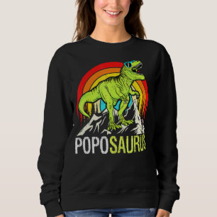 Sudadera Poposauro Diversión Dinosaurio Popo Saurus Familia