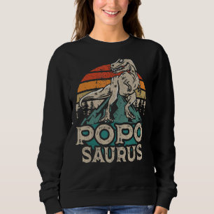 Sudadera Poposauro Diversión Dinosaurio Popo Saurus Familia