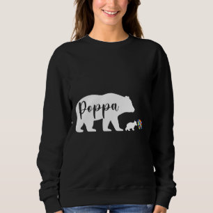 Sudadera Poppa Bear Autismo Conciencia Familia de Apoyo Amo