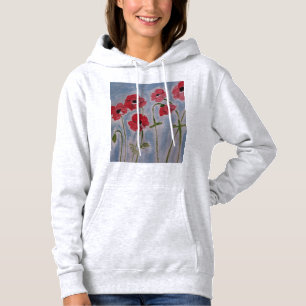 Sudadera Poppies rojos salvajes