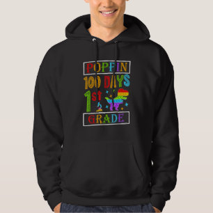 Sudadera Poppin 100 Días 1er Grado Dinosaurio Niño de Prima
