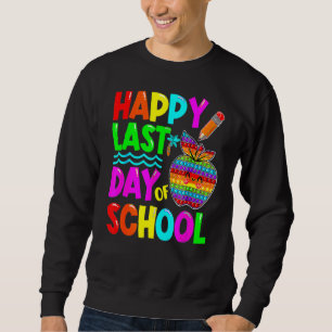 Sudadera Poppin Feliz Los Últimos Días De La Escuela Apple
