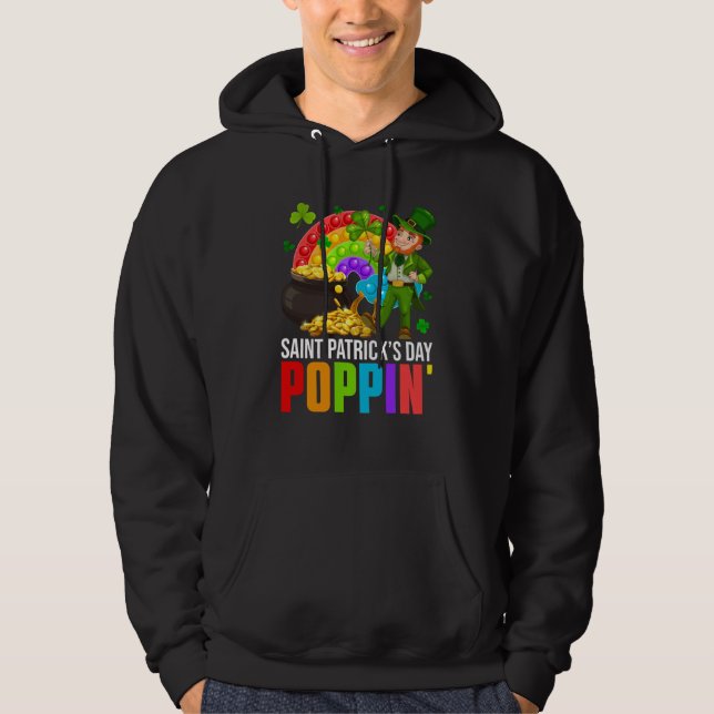 Sudadera Poppin' Leprechaun & Pop It Rainbow Saint Patricks (Anverso)