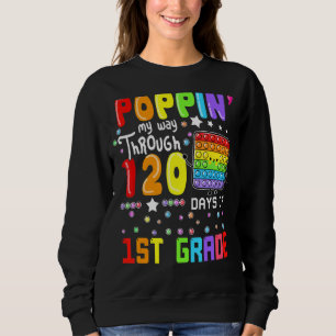 Sudadera Poppin Mi Camino A Lo Largo De 120 Días De Primer