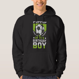 Sudadera Poppop Del Equipo Bday Del Jugador De Fútbol De Bi