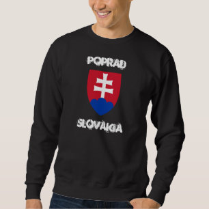 Sudadera Poprad, Eslovaquia con escudo de armas