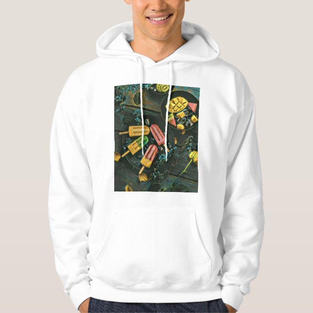 Sudadera Popsicle colorida de helado (Anverso)