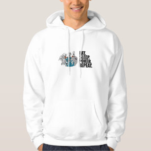 Sudadera Póquer - Comer. Duerme. Poker. Repite.