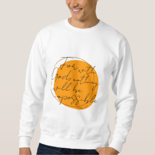 Sudadera Por Dios Blanco