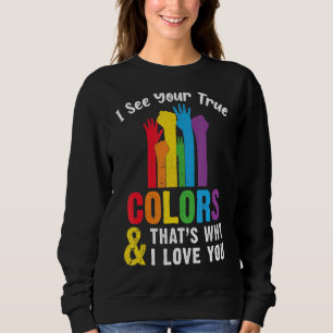 Sudadera Por Eso Te Amo Lgbt Orgullo Risa Lesbiana Gay