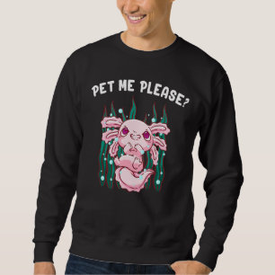 Sudadera Por Favor Acércame el Ajolote Divertido Humor de S