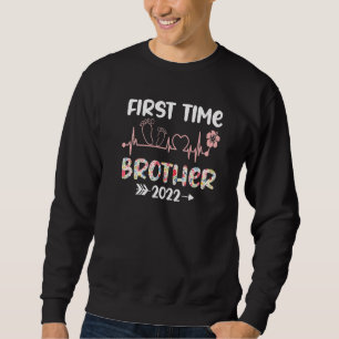 Sudadera Por Primera Vez Hermano 2022 Nuevo Gracioso Promoc