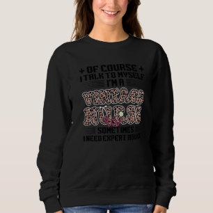 Sudadera Por supuesto que hablo, soy enfermera vintage Enfe