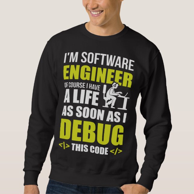 Sudadera Por supuesto que tengo un código de vida como Inge (Anverso)