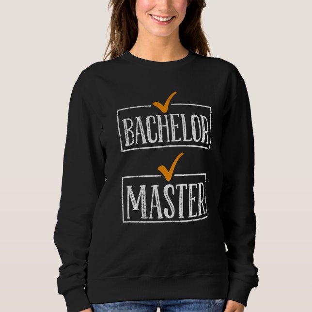 Sudadera Por último bachillerato máster (Anverso)