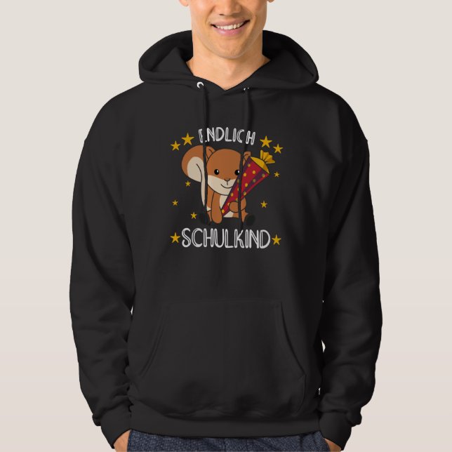 Sudadera Por último Escolar Squirrel School Bag School (Anverso)