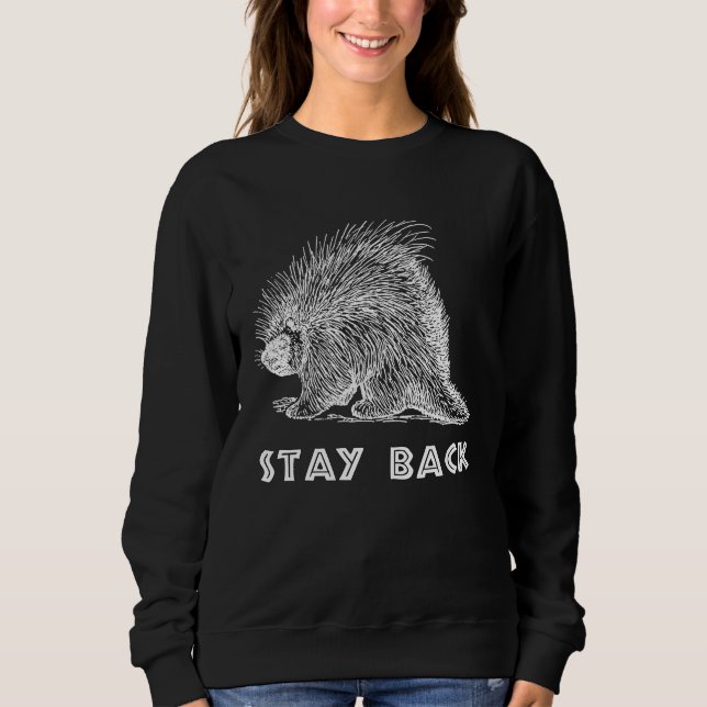 Sudadera Porcupine Stay Back (Anverso)