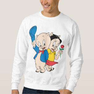 Sudadera Porky Pig y Petunia
