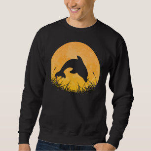 Sudadera Porpoise Fácil Halloween Set Pescado Marine Moon C