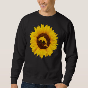 Sudadera Porpoise Para Mujeres Hombres Fish Marine Sunflowe