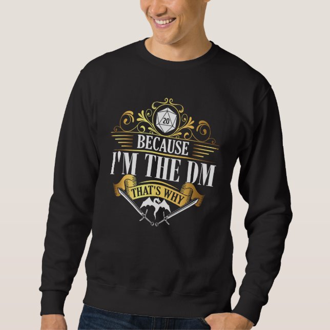 Sudadera Porque soy el dragón Dm (Anverso)