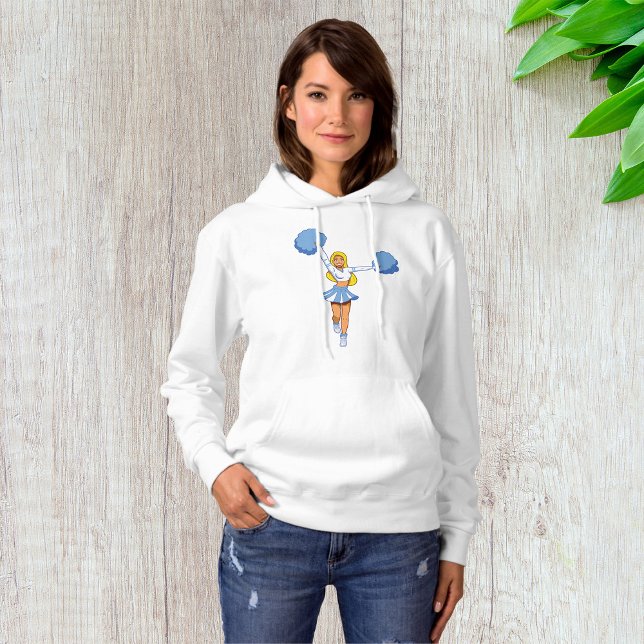 Sudadera Porrista azul con pompones Equipo de porristas (Subido por el creador)
