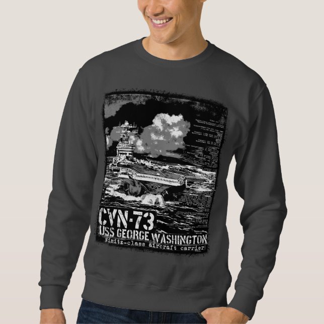 Sudadera Portaaviones George Washington (Anverso)