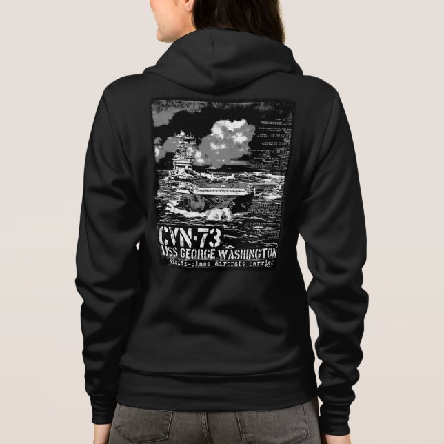 Sudadera Portaaviones George Washington (Reverso)