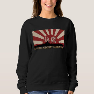 Sudadera Portaaviones japonés Junyo Bandera del Sol Nacient