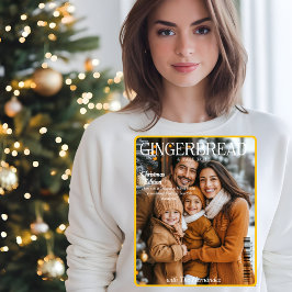 Sudadera Portada de la revista Gingerbread & Jingle Navidad