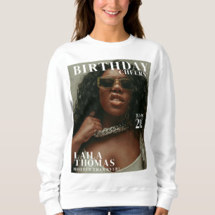 Sudadera Portada de revista de fiesta de cumpleaños persona