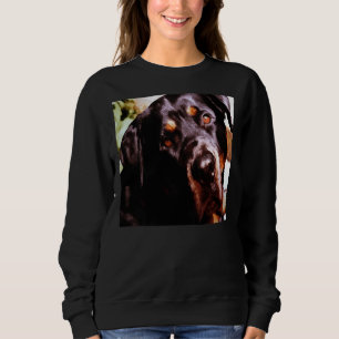 Sudadera Portait Mascota artístico Rottweiler