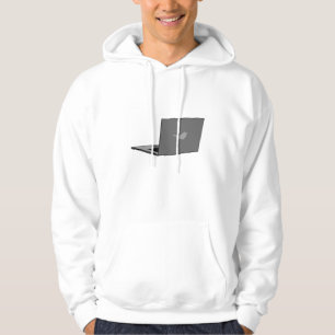 Sudadera Portátil gris con Personalizado de logotipo de páj