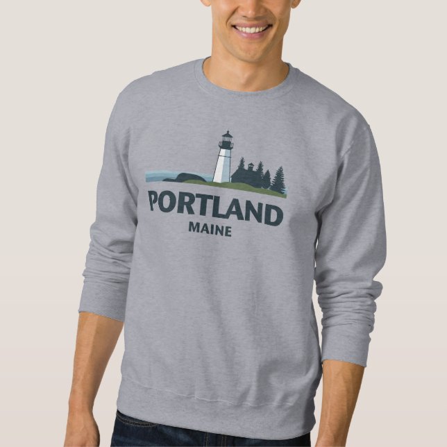 Sudadera Portland Maine Estados Unidos (Anverso)