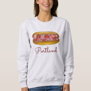 Sudadera Portland ME Maine Lobster Roll Sandwich Sweatshirt