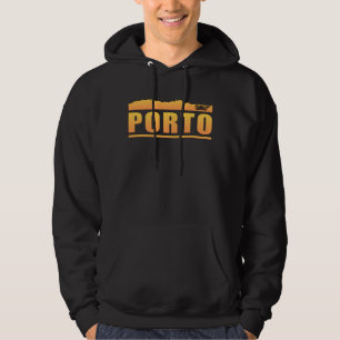 Sudadera Porto Portugal City Skyline Cityscape Gracioso reg