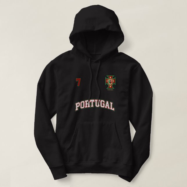 Sudadera Portugal Número 7 Equipo de fútbol Deportivo Portu (Diseño del anverso)
