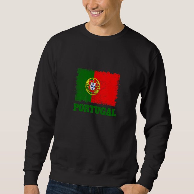 Sudadera Portugal soccer & football fan 2022 Flag of Portug (Anverso)