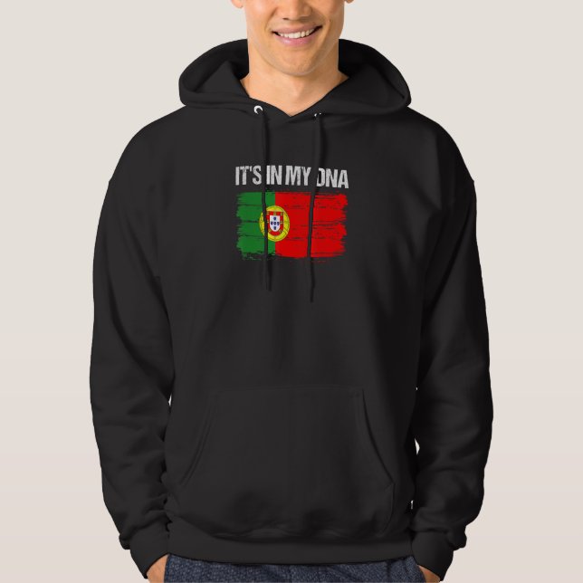 Sudadera Portuguese It's In My DNA Portugal Flag (Anverso)