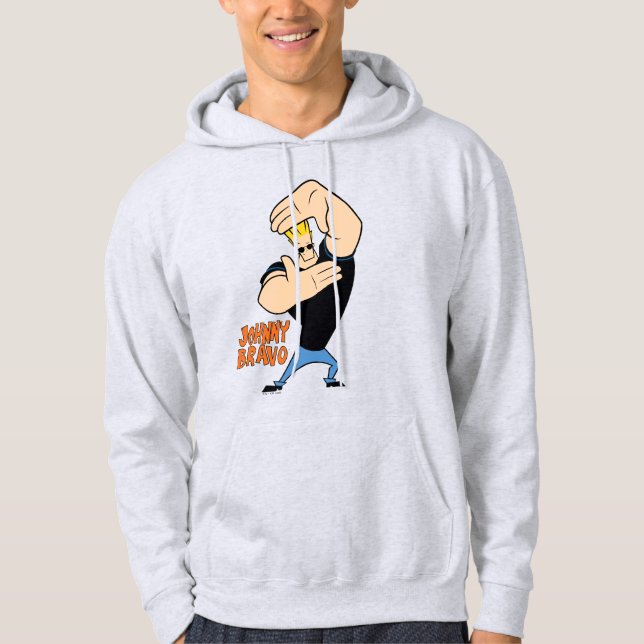 Sudadera Pose del marco de imagen de Johnny Bravo (Anverso)
